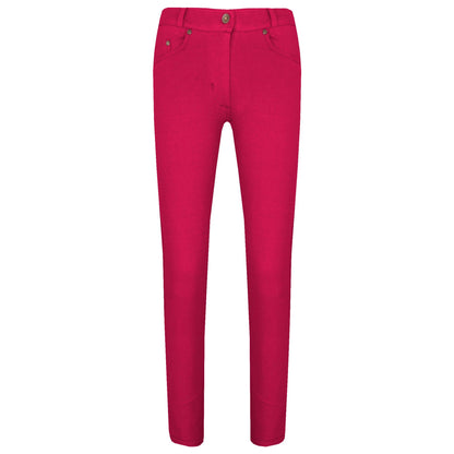 Kids Skinny Jeans Girls Stretchy Jeggings Fit Pants Coloured Trousers 5-13 Years