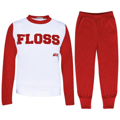 Kids Girls Boys Pyjamas Trendy Floss A2Z Print Comfort Loungewear Pjs Outfit Set