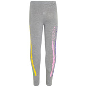 A2Z 4 Kids Girls Dabbing Unicorn Unique Tracksuit Designer's Rainbow Floss Hooded Grey Top & Legging Lounge Wear New Age 7 8 9 10 11 12 13 Years