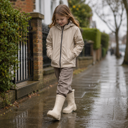 Kids Girls Wellington Wellies Non-Slip Waterproof Lightweight Rain Boots