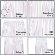 A2Z 4 Kids Shadow Stripe PE Shorts Pack of 2 Football Gym Shorts Age 2-13 Years
