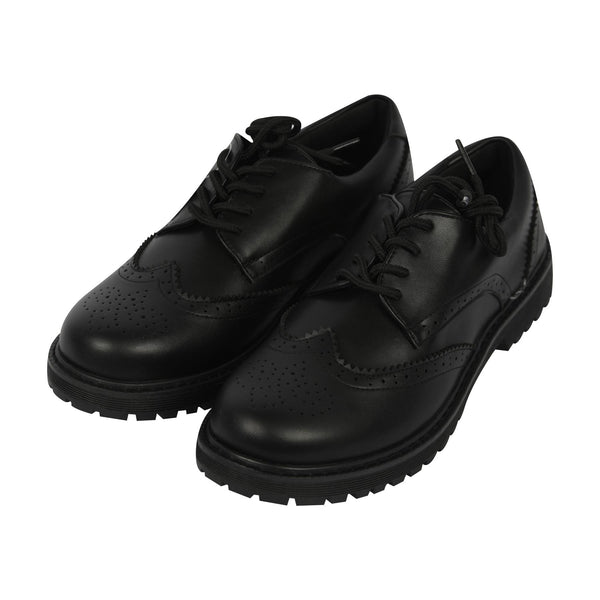 A2Z Girls Teens Ladies Brogue School University Office Lace Up PU Leather Shoes