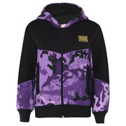 A2Z 4 Kids Girls Cotton Tracksuit Camouflage Purple Fleece Hoodie Top Joggers Bottom Suit Set Age 5-13 years