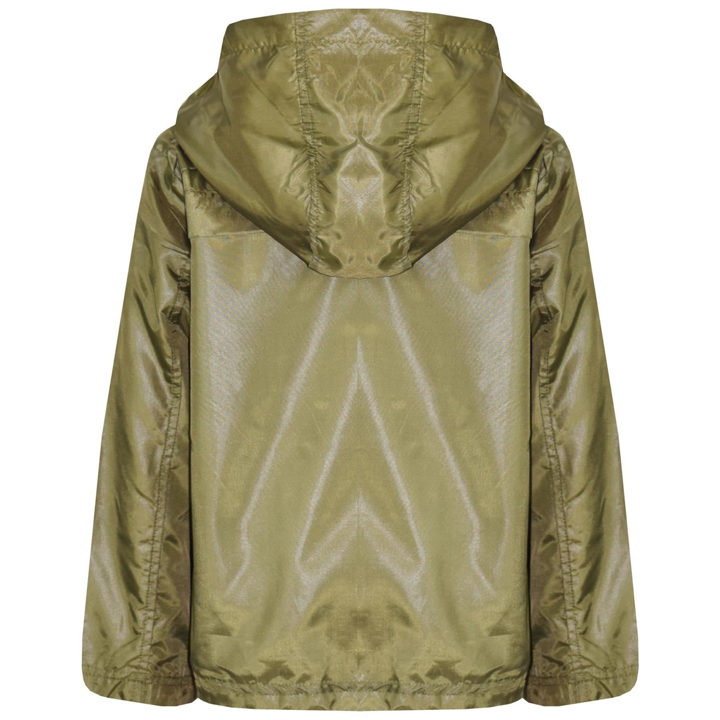 A2Z 4 Kids® Girls Boys Raincoats Jackets Kids Olive Lightweight Kag Mac Waterproof Hooded Jacket Cagoule Rain Mac Age 5 6 7 8 9 10 11 12 13 Years