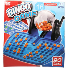 A2Z 4 Kids Family Bingo 90 Numbers Lotto Game Revolving Machine Reusable Cards