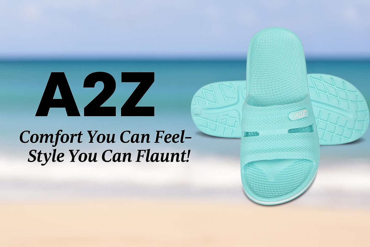 A2Z Kids Girls Ladies EVA Summer Sliders Waterproof Shower Pool Slippers Sandals