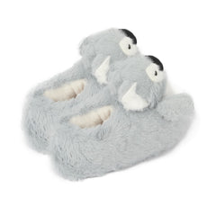 Kids Cute 3D Koala Slippers Soft Plush Warm Non-Slip Sole Cosy Indoor Footwear