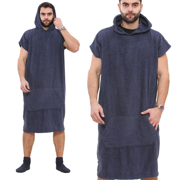 Adults Towel Poncho Bathrobe Ladies Gents Mens Gift - A2Z 4 Kids