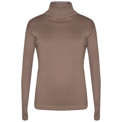 Kids Girls Polo Neck T Shirt Thick Cotton Turtleneck Jumper Long Sleeve Top 2-13