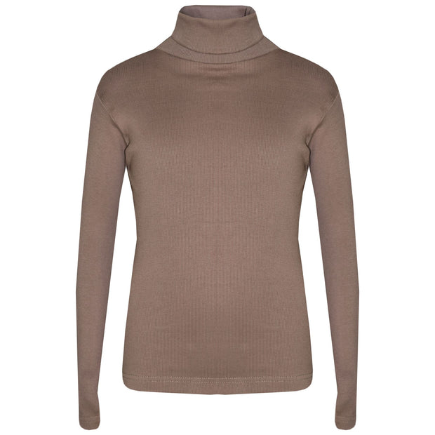 Kids Girls Polo Neck T Shirt Thick Cotton Turtleneck Jumper Long Sleeve Top 2-13