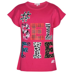 Girls Tops Kids Selfie Print Trendy T Shirt Top & Fashion Legging Set 7-13 Years