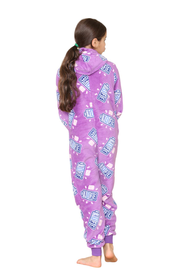 A2Z Kids No Life Print Onesie Pyjama Sets for Boys and Girls Childrens Jumpsuit