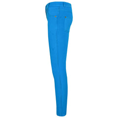 Kids Skinny Jeans Girls Stretchy Jeggings Fit Pants Coloured Trousers 5-13 Years