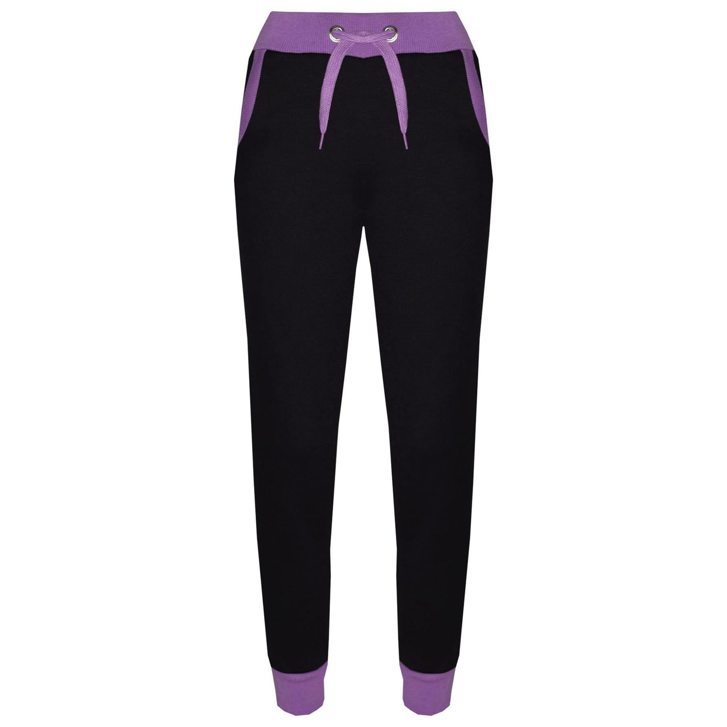 A2Z Kids Jogging Bottoms Joggers 2 Tone Cuffed Sweatpants Contrast Back To School Trousers Tracksuit Pants Age 5-13 Years