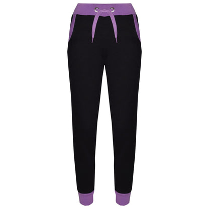 A2Z Kids Jogging Bottoms Joggers 2 Tone Cuffed Sweatpants Contrast Back To School Trousers Tracksuit Pants Age 5-13 Years