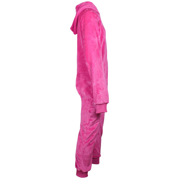 A2Z 4 Kids Girls Boys Plain Fleece Hooded Onesie Soft Comfortable for Children