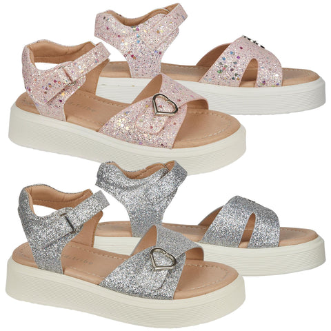 A2Z 4 Kids Girls Tallulah Sandals Open Toe Summer Holiday Beach Hiking Shoes