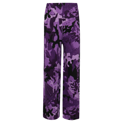 Kids Girls Palazzo Flared Wide Leg Pants Baggy Legging Loose Summer Trouser 7-13