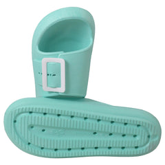 A2Z Girls Teens Open Toe Knitted Effect Lightweight Flat Ladies Walking Sliders