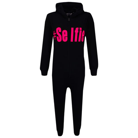 Kids Girls Boys #Selfie A2Z Onesie One Piece Summer Jumpsuit PJ's Age 7-13 Year