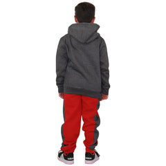 Kids Boys Girls Contrast Panel Tracksuit A2Z NY Deluxe Print Hoodie With Joggers