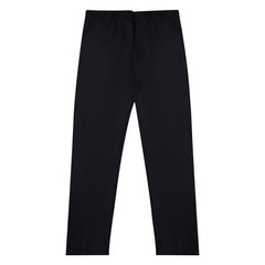 Kids Girls Pants Plain School Uniform Pull Up Regular Fit School Trousers 3-16