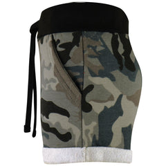 Kids Girls Shorts Fleece Camouflage Tartan Dance Gym Summer Hot Short Pants 5-13