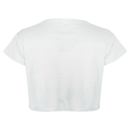 A2Z 4 Kids Girls Short Sleeves Crop Top Star Soft Feel Breathable Crop Top