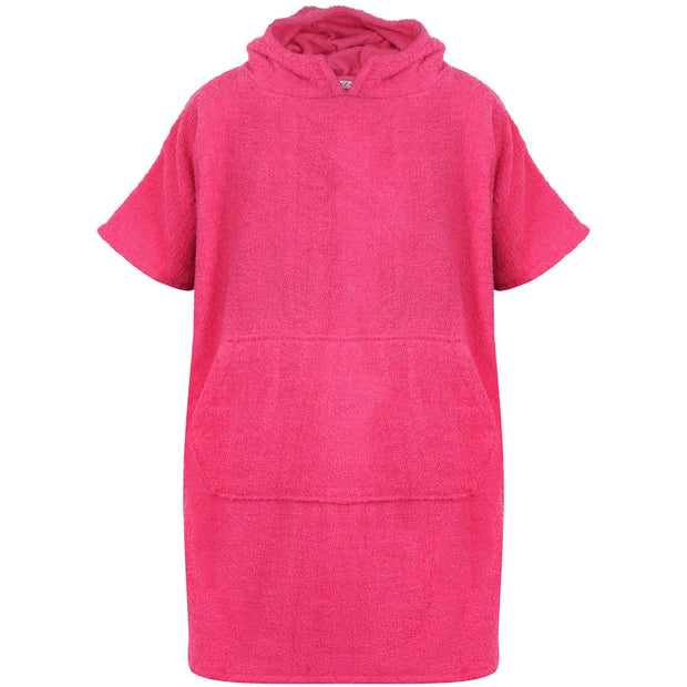 Kids Bathrobe 100% Cotton Hooded Dressing Gown Unisex 2-13 Years