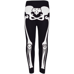 Kids Girls Tops Skeleton Print T Shirt Top & Legging Set Halloween Costume 5-13 - A2Z 4 Kids