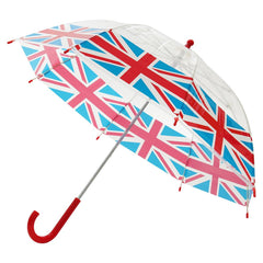 A2Z Kids POE Clear Dome Umbrella Wind and Rain Resistant Outdoor Travel Brolly