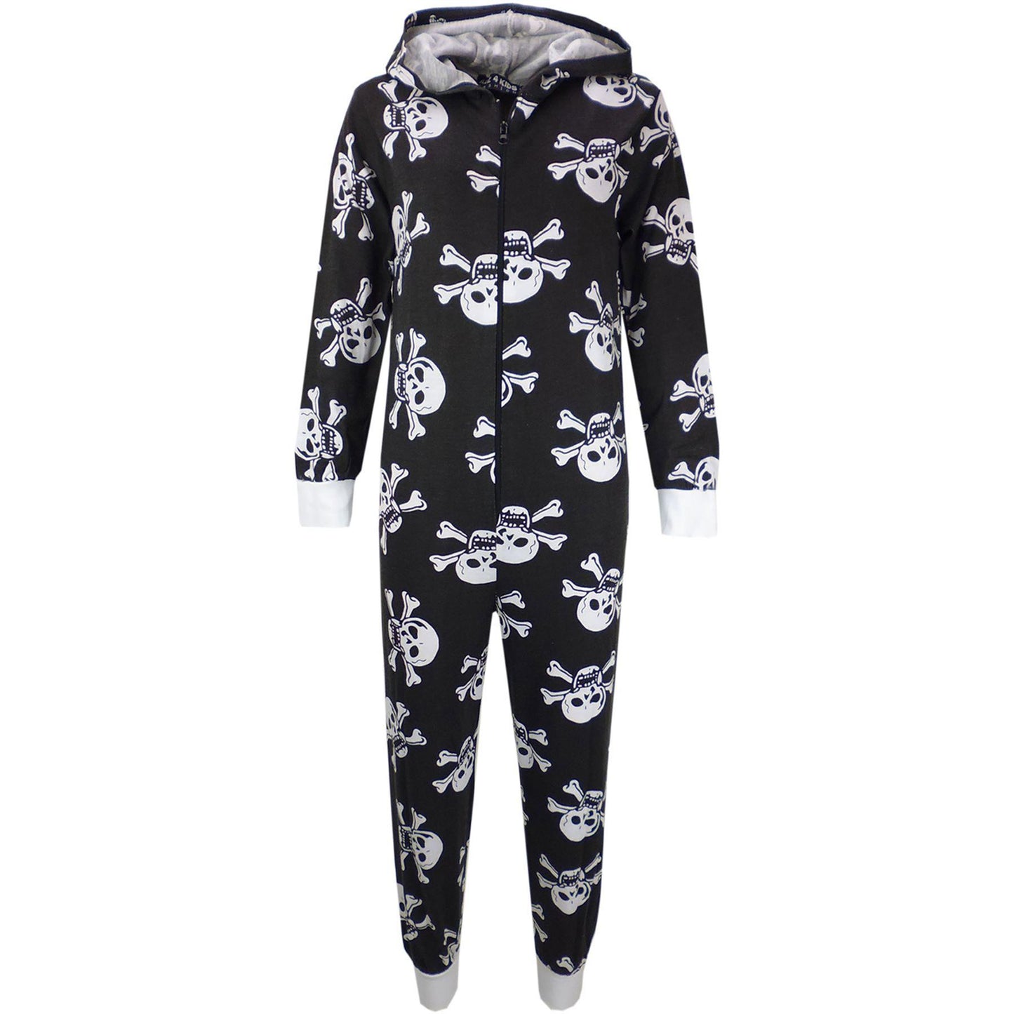Kids Girls Boys Skull Print Crop Top Legging Skater Dress Halloween Costume 5-13