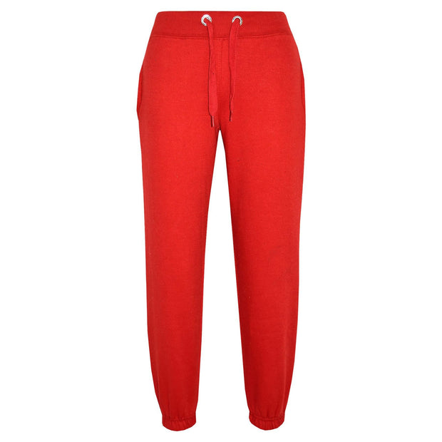 Kids Plain Tracksuit Sweatshirt Set Jumper and Bottoms PE School Girls Boys 2-13
