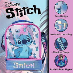 Kids Stitch Lunch Bag Officially Licensed Disney PE School Camping Lunch Bags