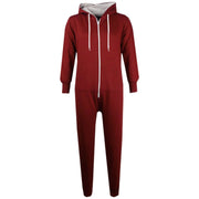 Kids Boys Girls Unisex Onesie Super Soft Fleece Hooded Zip Up Loungewear Costume