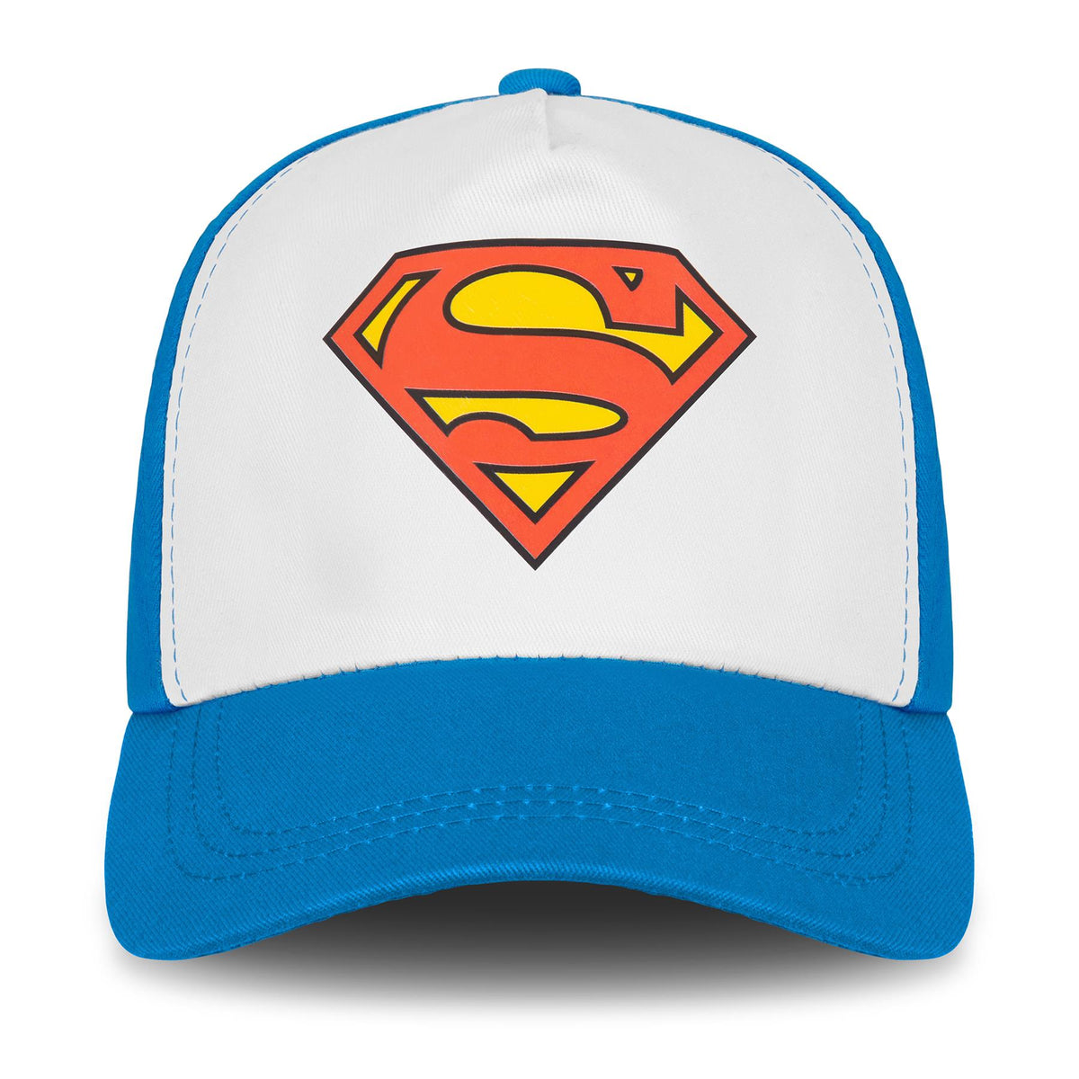 Kids DC Comic Superman Cap 100% Cotton Boys Baseball Summer Blue & Black Cap