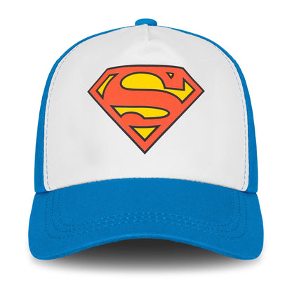 Kids DC Comic Superman Cap 100% Cotton Boys Baseball Summer Blue & Black Cap