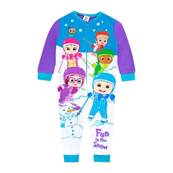 Cocomelon Girls Kids Toddler Pyjamas Onesie Nightwear Sleepsuit Bodysuit
