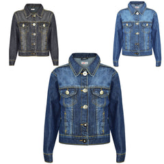 Kids Girls Jackets Denim Style Fashion Jean Jacket Coat New Age 3-13 Years