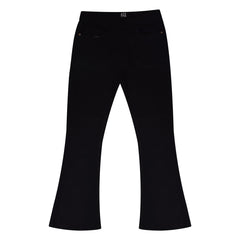 Womens Denim Jeans Comfort Stretch Flared Bell Bottom Fashion Pants For Ladies