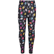 Kids Girls Leaves Leggings Elasticated Waist Comfortable Summer Fashion Bottoms