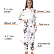 A2Z Onesie One Piece Kids Pyjamas Sleepsuit Black Tie Dye Printed Girls Outfit