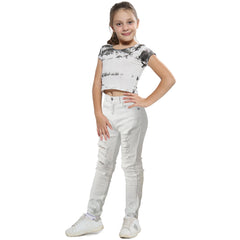 A2Z 4 Kids Girls Jeans Lightweight Ripped Comfort Stretchable Jeans Age 3-14 Years