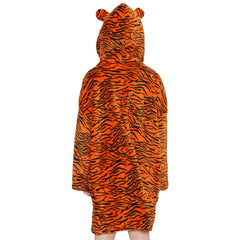 Unisex Men's Ladies Oversized Hoodie Printed Snuggle Super Soft Warm Blanket