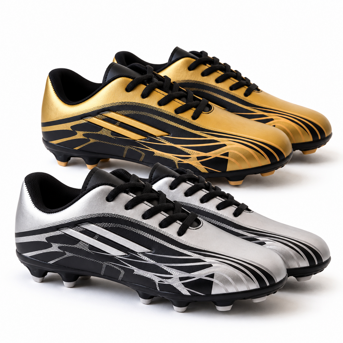A2Z 4 Kids Boys Girls Football Boots Junior Soccer Cleats Moulded Stud Trainers