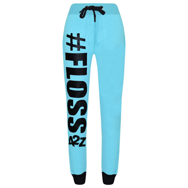 A2Z 4 Kids Tracksuit #Floss Print Fleece Aqua Hooded Crop Top Bottom Jogging Suit Joggers For Girls Age 5 6 7 8 9 10 11 12 13 Years