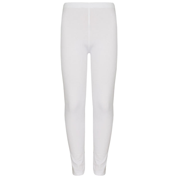 Gilrs Legging Kids Plain Color School Fashion Dance Leggings New Age 5-13 Years