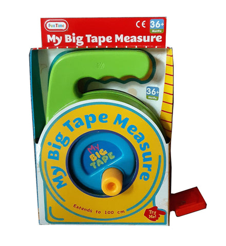A2Z 4 Kids Tape Measure Educational Role Play Safe Bright Color Teaching Toy