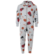 Kids Unisex Onesie Girls Boys Skull & Cross Bone Print Onesies All In One Jumpsuit PJ's New Age 5-13 Years - A2Z 4 Kids