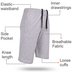 Kids Boys 100% Cotton Shorts Casual Chino Shorts Knee Length Summer Lightweight